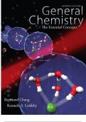 General Chemistry The Essential Concept 7Th Edition Raymond By Chang - Test Bank