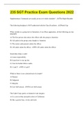 235 SGT Practice Exam Questions 2022