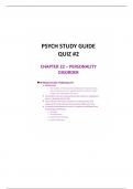 NUR 1520 Quiz 2 Study Guide 