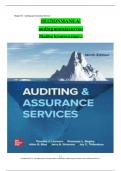 SOLUTION MANUAL for auditing assurance services 9th edition by louwers all chapters 1 to 12 complete ISBN; 9781266285998