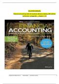 SOLUTION MANUAL financial accounting tools for business decision making 10th edition kimmel, weygandt j all chapters 1-13