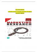 Solution manual for marketing research ...tation 7th edition naresh malhotra