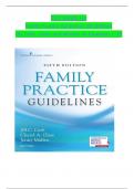 TEST BANKS For  Family Practice Guidelines 5th Edition  By Cash, Glass and Mullen all Chapters 1-23 