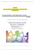 TEST BANK FOR COMMUNITY AND PUBLIC HEALTH NURSING Evidence for Practice 3rd EDITION BY ROSANNA DEMARCO 2024