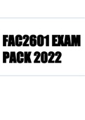 FAC2601 EXAM PACK 2022