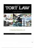 TEST BANK FOR Tort Law, 7th Edition J. Stanley Edwards, J.D.Traci L. Cull, J.D