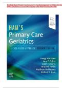 Test Bank-Ham's Primary Care Geriatrics- A Case-Based Approach 7th Edition -Revised Edition All Chapters Covered 1-54 -Complete Guide With Rationales 2024-2025 