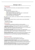 Samenvatting  Cellulaire En Moleculaire Biologie - Deel 1 (Hfst 1-6)