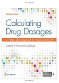 TEST BANK CALCULATING DRUG DOSAGES 2ND CASTILLO