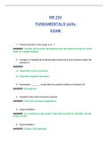 NR 224 /NR224 FUNDAMENTALS skills  EXAM 