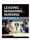 Leading and Managing in Nursing 7th edition Yoder-Wise Test Bank