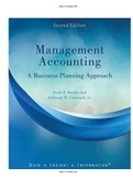 Management Accounting Business Planning Approach 2nd Edition Barsky Test Bank