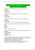 NUR 172 Exam 1/33 Questions with Correct answers