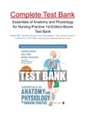 Essentials of Anatomy and Physiology for Nursing Practice 1st Edition Boore Test Bank