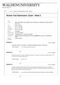 BIOL 1001 Week 5 Exam RATED A