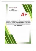 IOP3705 Assignment 4 (COMPLETE ANSWERS) Semester 2 2024 - DUE September 2024 ; 100% TRUSTED Complete, trusted solutions and explanations. 