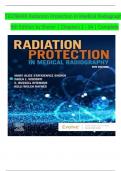 TEST BANK For Radiation Protection in Medical Radiography, 9th Edition by Sherer, Verified Chapters 1 - 14, Complete Newest Version