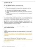 BIOS-256 Week 7 OL Lab 7: Mendelian Inheritance from genes to traits | GRADED A