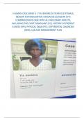 I HUMAN CASE WEEK 6 | TIA JENKINS 20-YEAR-OLD FEMALE, REASON FOR ENCOUNTER: HEADACHE (CLASS NR 577) COMPREHENSIVE CASE WITH ALL NECESSARY ASPECTS, INCLUDING THE CHIEF COMPLAINT (CC), HISTORY OF PRESENT ILLNESS (HPI), PHYSICAL EXAM (PE), DIFFERENTIAL DIAGN