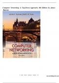 Computer Networking A Top-Down Approach, 8th Edition by James Kurose-stamped