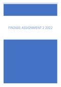 FIN2601 Assignment 2 Semester 1 2023