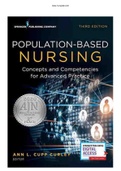 Test Bank for Population-Based Nursing- Concepts and Competencies for Advanced Practice 3rd Edition Curley