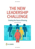 TEST BANK NEW LEADERSHIP CHALLENGE CREATING THE FUTURE OF NURSING 6TH GROSSMAN