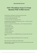 SAFe 5 Practitioner Exam (5.1) Exam Questions With Verified Answers