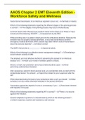 AAOS Chapter 2 EMT Eleventh Edition - Workforce Safety and Wellness Vector-borne transmission of an infectious organism occurs via: - animals or insects. Which of the following statements regarding the different stages of the grieving process is correct? 