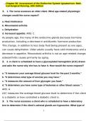 Ignatavicius Assessment of the Endocrine System Medical-Surgical Nursing, 10th Edition Q&A 2024 Update | Graded A+ | 100% Verified Solutions