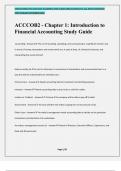 ACCCOB2 - Chapter 1: Introduction to Financial Accounting Study Guide