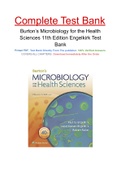 Burton’s Microbiology for the Health Sciences 11th Edition Engelkirk Test Bank