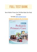 Burns Pediatric Primary Care 7th Edition Maaks Starr Brady Test Bank