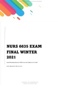 NURS6635 Exam Final Winter 2022