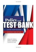 Policy and Politics for Nurses and Other Health Professionals 3rd Edition Nickitas Test Bank