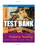 Principles Of Pediatric Nursing Caring For Children 7th Edition Ball Test Bank