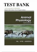 Test Bank For Animal Physiology 4th Edition By Richard W. Hill, Gordon A. Wyse, Margaret Anderson |All Chapters, Complete Q & A, Latest|