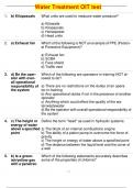 Water Treatment OIT test