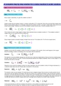 Redox reaction in acidic solution