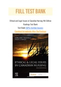 Ethical and Legal Issues in Canadian Nursing 4th Edition Keatings Test Bank