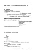 Hoofdstuk 4 Acetyl-CoA productiemechanismen en Krebscyclus 