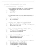 PSY 215 WEEK 6 100% CORRECT ANSWERS AT THE BOTTOM