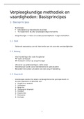 Samenvatting Verpleegkundige Methodiek en Vaardigheden (Basisprincipes)