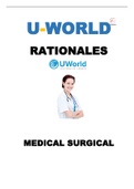 UWorld Medical Surgical Nursing