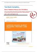 Test Bank Complete_ Burns' Pediatric Primary Care 7th Edition,  Dawn Lee Garzon (Author), Nancy Barber Starr (Author), Margaret A. Brady (Author), Nan M. Gaylord (Author), Martha Driessnack (Author), Karen G. Duderstadt (Author) Unit 1 -Unit 3| All Cha