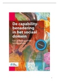 Samenvatting De capabilitybenadering in het sociaal werk Hoofdstuk 2,3,6,7 en 10 t/m 13.