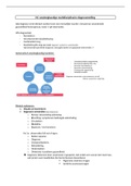 Samenvatting - verpleegkunde theorie - 'verpleegkundige multidisciplinaire diagnosestelling'