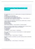 NALP Practice Test Questions and Answers