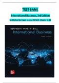 Test bank for international business 3rd edition by michael geringer jeanne mcnett.pdf