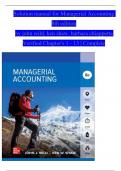 Solution Manual for Managerial Accounting, 8th edition by John Wild, ken Shaw, Barbara Chiappetta, Verified Chapters 1 - 13, Complete Newest Version